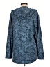 Cuddl Duds Blue Long Sleeve Blouse Size L - photo 2