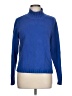 D&Co. Solid Blue Turtleneck Sweater Size L - photo 1