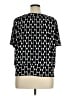 JM Collection Black Short Sleeve Blouse Size 1X - photo 2
