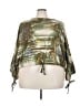bryn WALKER Floral Green 3/4 Sleeve Blouse Size 2X - photo 1
