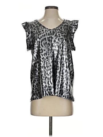 Cotton Bleu Sleeveless Blouse (view 1)