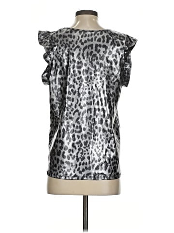 Cotton Bleu Sleeveless Blouse (view 2)