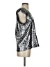 Cotton Bleu Silver Sleeveless Blouse Size S - photo 4