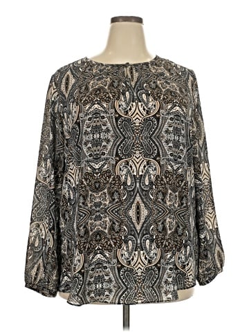 Charter Club Long Sleeve Blouse (view 1)