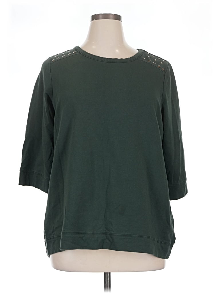 Pre-owned D&co. Pullover Sweater In Green