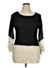 Umgee Black 3/4 Sleeve Top Size XL - photo 1