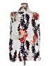 Liz Claiborne 100% Polyester Floral Ivory Sleeveless Blouse Size 2X - photo 2