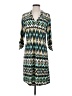 Tacera Print Teal Casual Dress Size S - photo 1