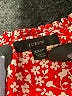 J.Crew 100% Viscose Hearts Red Casual Dress Size XXS (petite) - photo 7