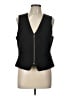 DKNY 100% Polyester Black Vest Size 12 - photo 1