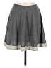 Topshop Solid Gray Casual Skirt Size 6 - photo 1