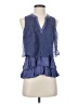 Clu + Willoughby 100% Rayon Blue Tank Top Size S - photo 1