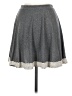 Topshop Solid Gray Casual Skirt Size 6 - photo 2