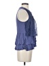 Clu + Willoughby 100% Rayon Blue Tank Top Size S - photo 4