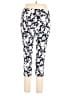 Rafaella Print Ivory Active Pants Size 14 - photo 2