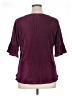 Tru Self 100% Polyester Burgundy Short Sleeve Top Size XL - photo 2