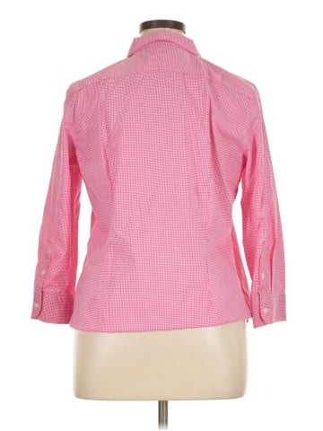 Chaps 3/4 Sleeve Button-Down Shirt (view 2)