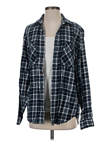 J.Crew Factory Store Long Sleeve Button-Down Shirt (view 1)