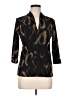 Grace Elements Black 3/4 Sleeve Blouse Size M - photo 1