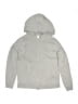 Hanna Andersson 100% Cotton Silver Zip Up Hoodie Size 10 - photo 1