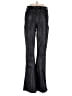 American Eagle Outfitters 100% Polyurethane Metallic Black Dress Pants Size 0 - photo 1