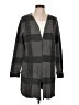 Apt. 9 Checkered-gingham Gray Cardigan Size L - photo 1