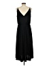 H&M 100% Polyester Solid Black Casual Dress Size L - photo 2
