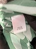 Bruce Glen Animal Print Green Long Sleeve Blouse Size M - photo 9