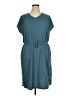 32 Degrees Solid Teal Casual Dress Size XL - photo 1