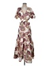 Zara Paisley Ivory Cocktail Dress Size S - photo 1