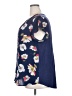 Papermoon Floral Blue Short Sleeve Blouse Size 2X - photo 5