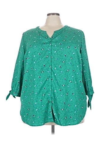 Catherines 3/4 Sleeve Blouse (view 1)