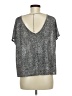 Jennifer Lopez Gray Short Sleeve Top Size M - photo 2