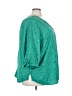 Catherines 100% Polyester Green 3/4 Sleeve Blouse Size 2X - photo 4