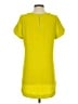 Mittoshop 100% Polyester Solid Yellow Casual Dress Size S - photo 2