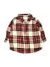 Hanna Andersson Plaid Tan Long Sleeve Button-Down Shirt Size 12-18 mo - photo 1