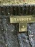Talbots Metallic Black Pullover Sweater Size S - photo 7