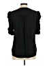NY&C 100% Polyester Black Short Sleeve Blouse Size M - photo 2
