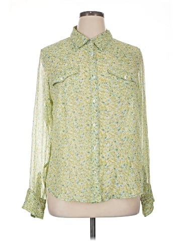 Sundance Long Sleeve Silk Top (view 1)