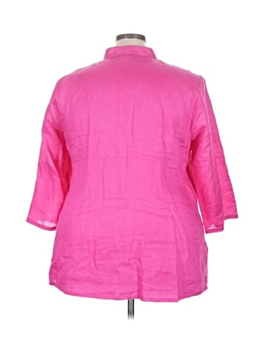 Deane and White 3/4 Sleeve Button-Down Shirt (view 2)