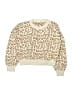 Gap Kids 100% Cotton Animal Print Ivory Pullover Sweater Size 12 - photo 1