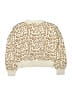 Gap Kids 100% Cotton Animal Print Ivory Pullover Sweater Size 12 - photo 2