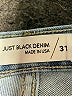 Just Black Blue Jeans Size 31 waist - photo 7