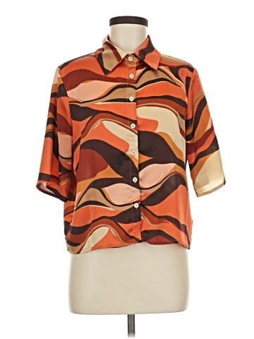 Lulus Short Sleeve Blouse (view 1)