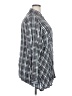 Westbound 100% Rayon Plaid Gray Long Sleeve Button-Down Shirt Size 2X - photo 4