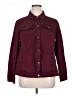 DressBarn Solid Burgundy Jacket Size 1X - photo 1
