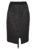 Elie Tahari Tweed Gray Formal Skirt Size 6 - photo 2