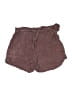 Aerie 100% Lyocell Solid Brown Shorts Size L - photo 1