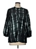 Loomstate Tie-dye Black 3/4 Sleeve Blouse Size L - photo 1