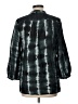 Loomstate Tie-dye Black 3/4 Sleeve Blouse Size L - photo 2
